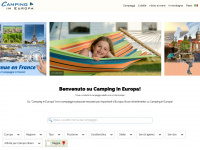 camping-in-europa.it Webseite Vorschau