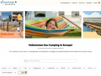 camping-i-europa.dk Webseite Vorschau