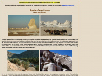 aegypten-expeditionen.de Webseite Vorschau
