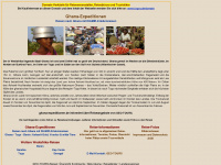 reisen-ghana.de Webseite Vorschau