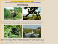 uganda-reise.de Webseite Vorschau