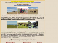 mongolei-expeditionen.de Webseite Vorschau