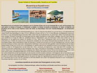 mozambique-reise.de Webseite Vorschau