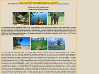 srilanka-expeditionen.de Webseite Vorschau