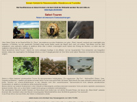 safari-touren.de Webseite Vorschau