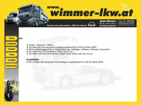 wimmer-lkw.at Webseite Vorschau