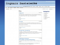 ingmars-bastelecke.net Webseite Vorschau