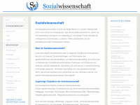 sozial-wissenschaft.de Webseite Vorschau