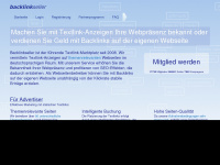 backlinkseller.de Webseite Vorschau