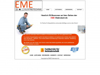 eme-elektrotechnik.de Webseite Vorschau