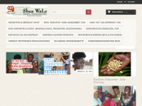 sheabutter-ghana.de Webseite Vorschau