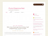 pure-essence.net Webseite Vorschau