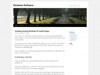 rainbow-software.org Webseite Vorschau