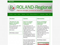 roland-regional.de Webseite Vorschau
