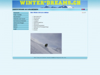winter-dreams.ch Webseite Vorschau