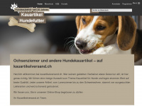 kauartikelversand.ch Webseite Vorschau