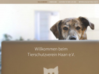 tierschutzhaan.de Webseite Vorschau