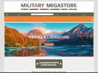 militarymegastore.ch Webseite Vorschau