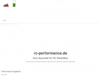 rc-performance.de Webseite Vorschau
