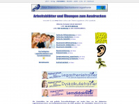 arbeitsblätter.org Webseite Vorschau