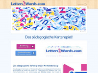letters2words.de Webseite Vorschau
