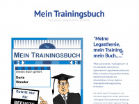 trainingsbuch.org Webseite Vorschau