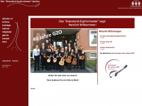 grenzland-zupforchester.de Webseite Vorschau