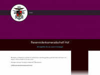 reservistenkameradschaft-hof.de Webseite Vorschau