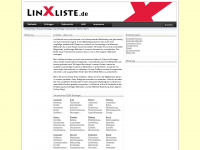 linxliste.de Webseite Vorschau