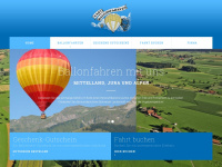 castballon.ch Webseite Vorschau