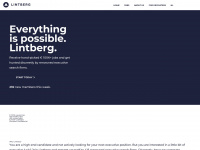 lintberg.com Webseite Vorschau