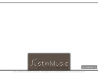 justinmusic.de Webseite Vorschau