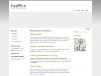 siggiplatz.de Webseite Vorschau
