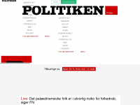 politiken.dk Webseite Vorschau