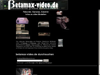 betamax-video.de Webseite Vorschau