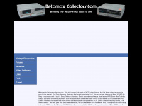 betamaxcollectors.com Webseite Vorschau