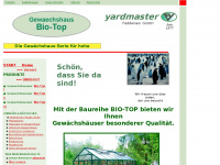 biotop-gewaechshaus.de Webseite Vorschau