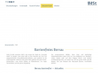 bernau-barrierefrei.de Webseite Vorschau