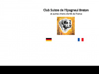 epagneul-breton.ch Webseite Vorschau