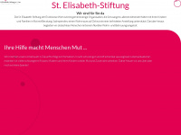elisabethstiftung.at Webseite Vorschau