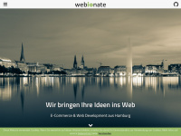 webionate.de Webseite Vorschau