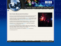 dj-ob.de Webseite Vorschau