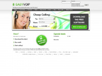 easyvoip.com Webseite Vorschau