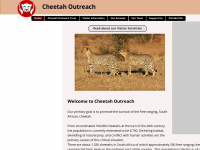 cheetah.co.za Webseite Vorschau