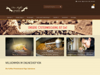kaffee-melangerie.de Webseite Vorschau