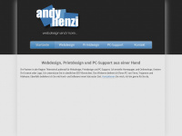 andy-henzi.ch Webseite Vorschau