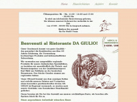da-giulio.de Webseite Vorschau