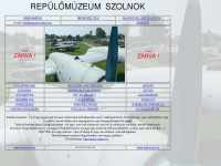 repulomuzeum.hu Webseite Vorschau