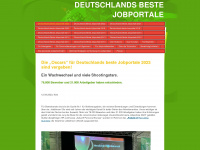 deutschlandsbestejobportale.de Webseite Vorschau
