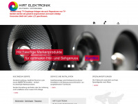 hirt-elektronik.ch Webseite Vorschau